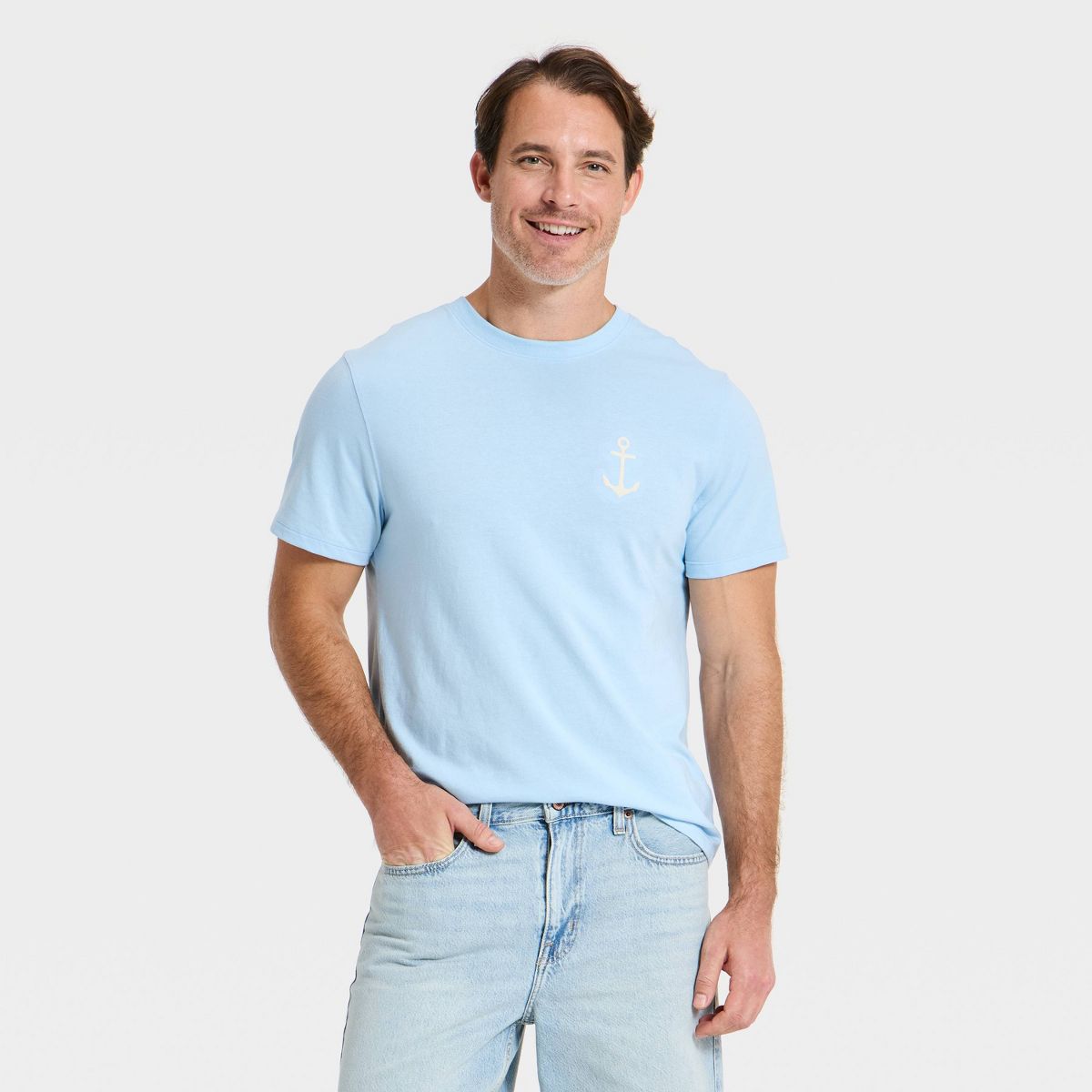 Men's Short Sleeve Every Wear Plus Crewneck T-Shirt - Goodfellow & Co™ - thumbnail 8