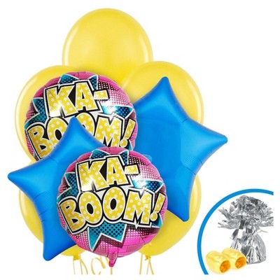 Superhero Girl Party Balloon Bouquet