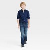 Boys' Button-Down Long Sleeve Woven Shirt - Cat & Jack™  - image 3 of 3