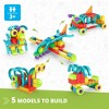 Engino: Qboidz Airplane - 5 Model Brick Building Set, Toy Construction, Coloring - 2 of 4