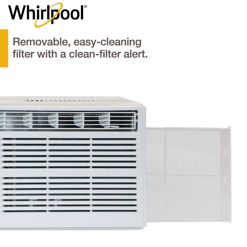 Whirlpool 5000 BTU 115V Window Mounted Air Conditioner and Dehumidifier, 3 of 10