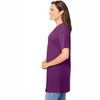 Woman Within Plus Size Perfect Short-Sleeve Shirred V-Neck Tunic - 4 of 4