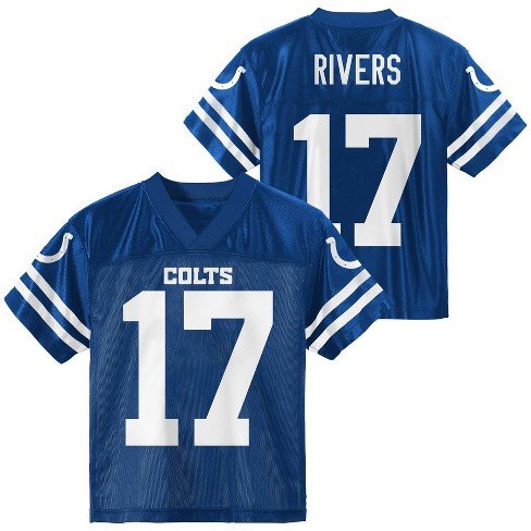 NFL Indianapolis Colts Boys' Philip Rivers Short Sleeve Jersey - XS