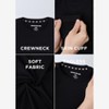 X RAY 3 Pack Kids And Boys 100% Cotton Long Sleeve Crewneck T-Shirts - 3 of 4