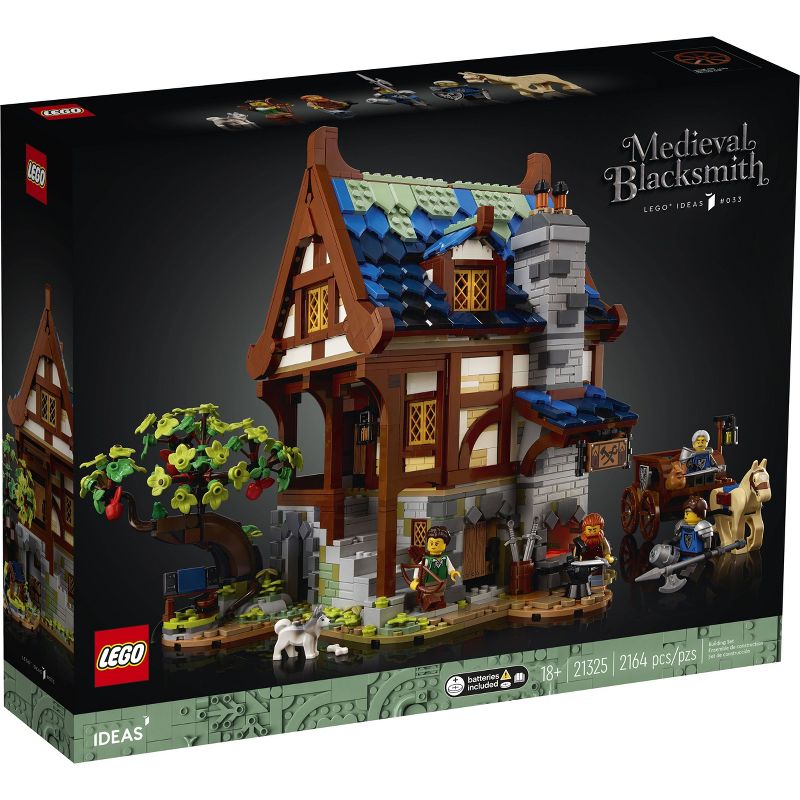 LEGO Ideas Medieval Blacksmith Building Set 21325, 5 of 9