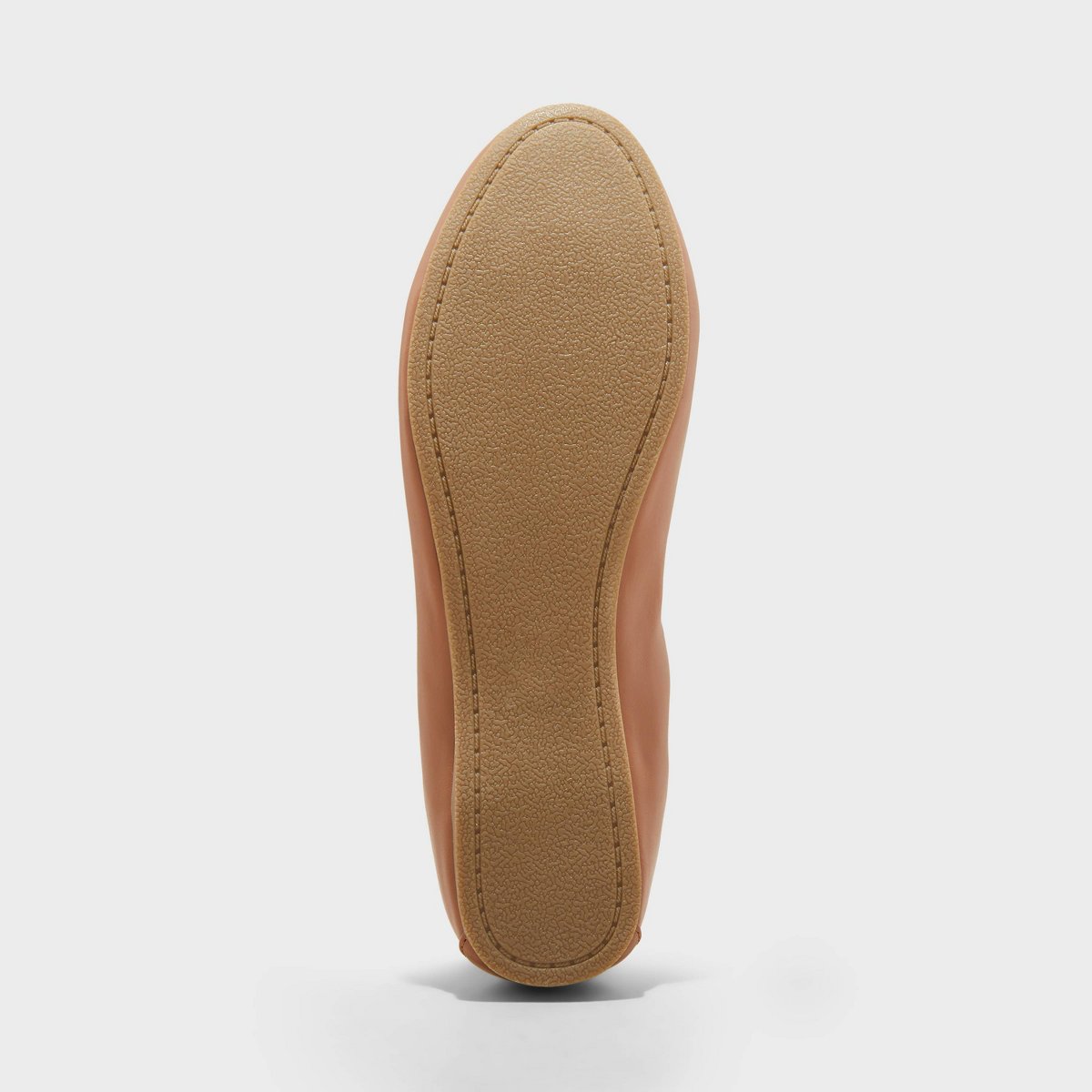 Обувь Universal Thread Women's Danielle Scrunch Ballet Flats with Memory Foam Insole - Universal Thread™ Cognac 8: Pull-On, Flexible Outsole — фото 4