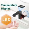PAGED LED Bathroom Faucet Pull-Out Bathroom Sink Faucet, Single Hole Faucet for Bathroom Sink, Temperature Digital Display - 3 of 4