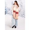 Design Imports Zoey Stripe Scarf - Pink - 4 of 4