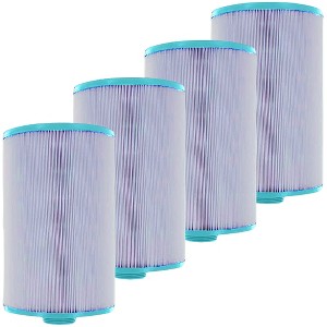 Hurricane Filters HF6H47-01P 4 Pack Platinum Purple Spa Filter Cartridge - Replacement for PTL47W-P4-M, Unicel 6CH-47RA, Filbur FC-0315M, Advanced/LA - 1 of 4