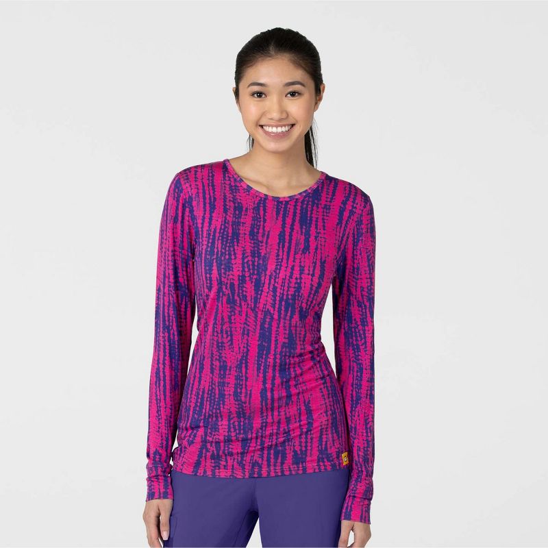 Wink Knits and Layers Women's All-over Print Silky Tee, 1 of 2