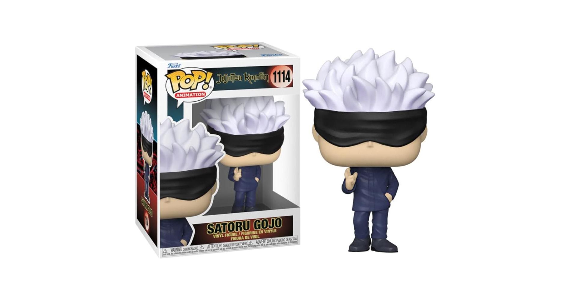 Funko Pop! Animation: Jujutsu Kaisen - Satoru Gojo, Vinyl Figure #1114 #61357