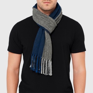 Alpine Swiss Mens Plaid Scarf Softer Than Cashmere Scarves Winter Shawl - 1 of 4