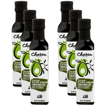 Chosen Foods 100% Pure EV Avocado Oil - Case of 6 - 250 ml