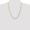 Black Bow Jewelry 4.5mm, 14k Yellow Gold, D/C Quadruple Rope Chain Necklace - 2 of 4