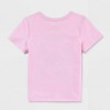 Toddler Adaptive Short Sleeve 'Beach Cats' Graphic T-Shirt - Cat & Jack™ Light Purple - 2 of 3