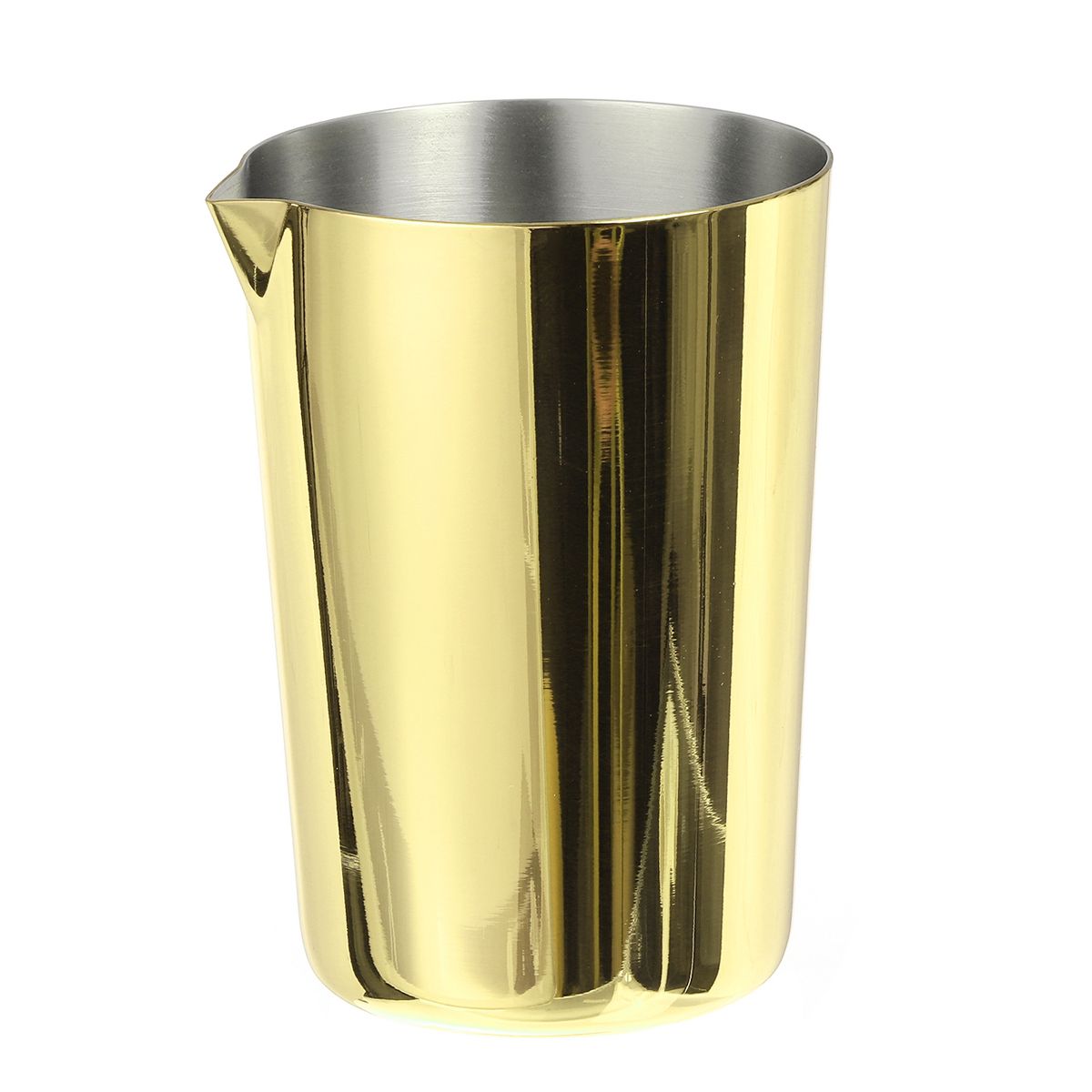 Unique Bargains Portable Spout Smooth Stainless Steel Cocktail Wine Shaker
