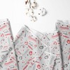 Bacati - Baseball Red/Gray Muslin 100 percent Cotton Universal Baby US Standard Crib or Toddler Bed Fitted Sheet - 2 of 4