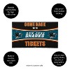 Evergreen Come Back with Tickets San Jose Sharks 28" x 16" Woven PVC Indoor Outdoor Doormat - 3 of 4