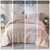 Sapphtopaz Comforter Set Bedding Crushed Velvet Reversible Quilt Set Comforter, Pillow Shams, Machine Washable - 2 of 4