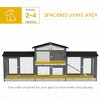 Wooden Rabbit Hutch Pet Playpen House Enclosure Large Outdoor Bunny With Double Side Ramp,For Guinea Pig Chicken Duck And Small Animals-Cuddlewood - 3 of 4