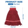 Unique Bargains Commercial Replacement Cotton String Mop Head 6 Pcs - 2 of 3