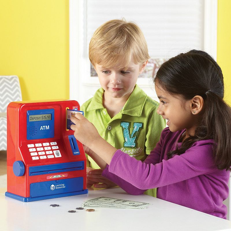 Learning Resources Pretend & Play Teaching ATM Bank, 5 of 7