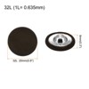 Unique Bargains Round Fabric Cloth Covered Sewing Buttons for Suits Dress 10 Pcs - 2 of 4