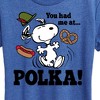 Women's - Peanuts - You Had Me At Polka Short Sleeve Graphic T-Shirt - 2 of 4