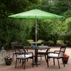 Northlight 7.5' Outdoor Patio Market Umbrella with Hand Crank - Lime Green - 2 of 4