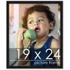 PosterPalooza | Classic Modern Black Picture Frame - UV Acrylic, Foam Board Backing, Hanging Hardware - 2 of 4
