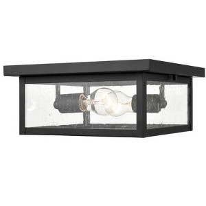Millennium Lighting Evanton 2 - Light Flush Mount in  Powder Coat Black - 1 of 4