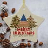 God Bless Our Troops American Military Christmas Ornament| OrnamentallyYou - 4 of 4
