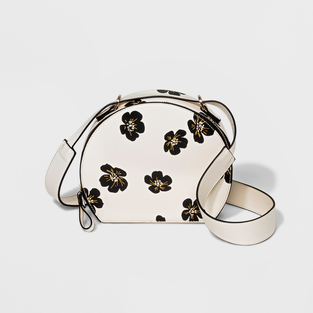 Floral Halfmoon Box Crossbody Bag - Who What Wear, Infant Girl's, Multi-Colored