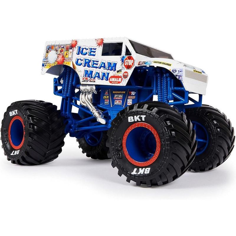 Monster Jam, Official Ice Cream Man Monster Truck, Die-Cast Vehicle, 1:24 Scale, 2 of 4