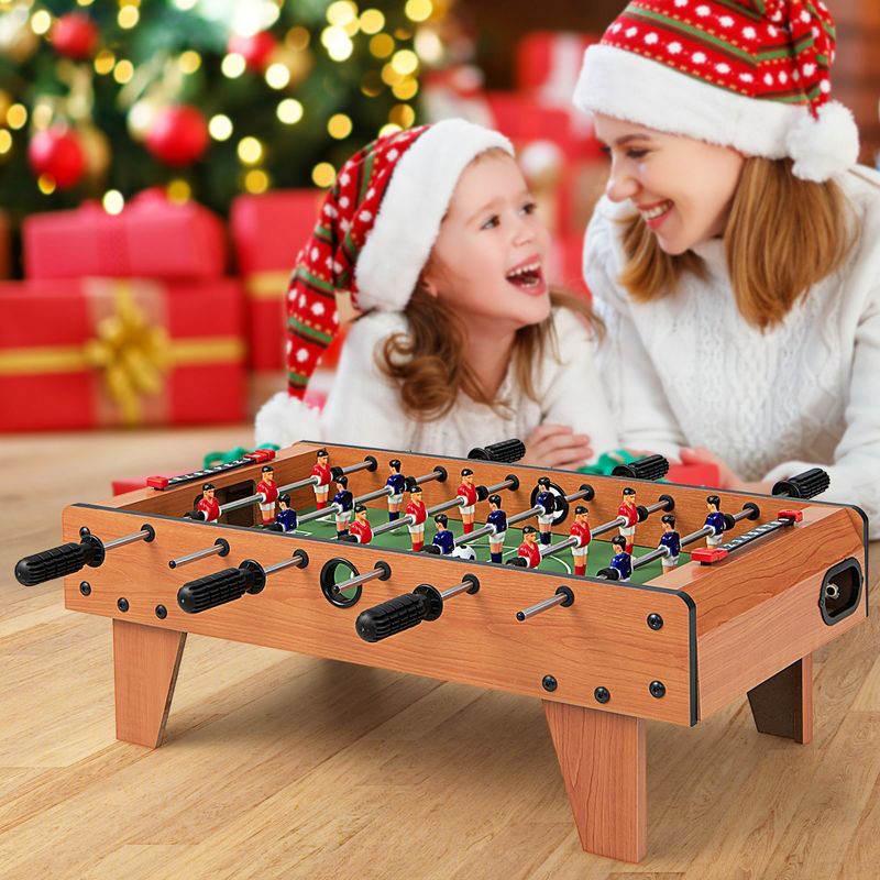 Costway 27'' Foosball Table Competition Game Room Soccer football Sports Indoor w/ Legs, 2 of 11