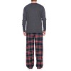 Ashford & Brooks Men’s Long-Sleeve Top Flannel Pants Pajama Sleepwear Set - 3 of 4