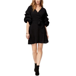 bar III Womens Ruffled Wrap Dress - 1 of 1