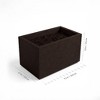 Vioscapes Rectangular Coffee Bean Husk and Recycled Plastic Planter Box - 4 of 4