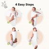 3pk Soothe Baby Swaddle 0-6 Months, Organic Baby Swaddle Sleep Sacks, Newborn, Infant Swaddle Sack - 3 of 4