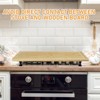 Bamboo Cutting Board Stovetop Cover,  Extra Large Noodle Board with 4 Removable Feet, Juice Groove, Wooden Stove Top Covers - 3 of 4