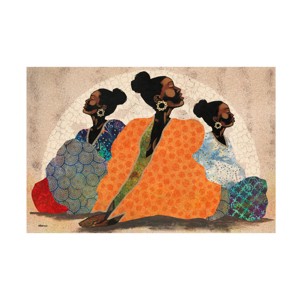 Canvas Wall Art - Alonzo Saunders 'Meditation Contemplation' Wall Art for Living Room, Bedroom, or Office Décor by Trademark Fine Art - 32 x 22 Inches - 1 of 4