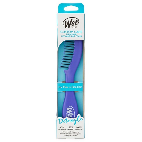 Wet Brush Custom Care Thin Hair Detangling Comb - Purple : Target