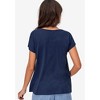 ellos Women's Plus Size Graphic Scoop Neck Tee - 3 of 4