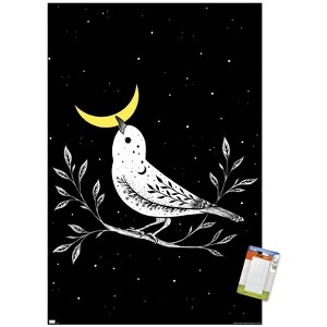 Trends International Episodic Drawing - Moon Bird Unframed Wall Poster Prints - 1 of 4