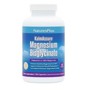 KalmAssure Magnesium Bisglycinate by Nature's Plus  -  180 Capsule - 1 of 3