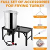 Winado 30QT Turkey Fryer and 10QT Fish Fryer Kit with Propane Stove and Foldable Side Table - 4 of 4