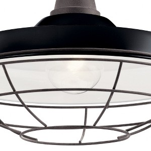 Kichler Lighting Pier 1 - Light Wall Light in  Black - 1 of 3