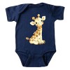 Watercolor Giraffe - Baby Short Sleeve Bodysuit - 2 of 2
