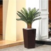 Kazeila 4ft UV Resistant Artificial Cycas Tree with Planter, Big Pre Potted Sago Palm Tree (Indoor/Outdoor) for Office House Decor - 4 of 4
