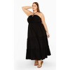 Women's Plus Size Ivy Dress - black | CITY CHIC - image 4 of 4